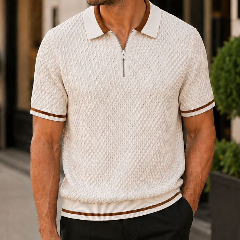 Santino Zip Polo
