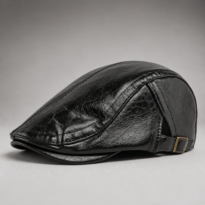 Raybourne Leather Driving Cap