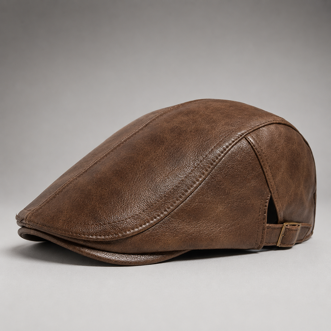 Hawthorne Leather Driving Cap