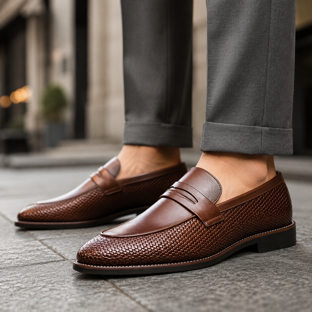Marcelli Leather Loafers