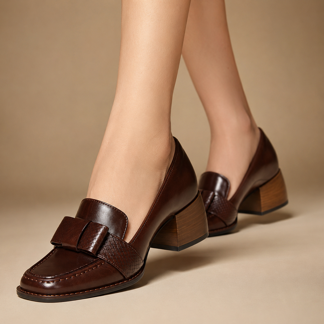Maribel Genuine Leather Heels