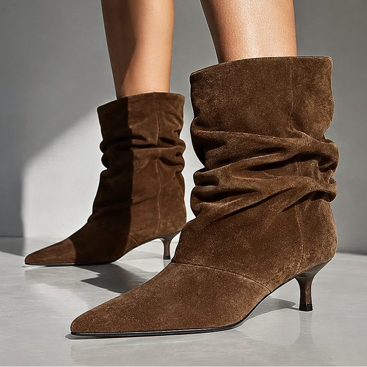 Marlowe Suede Slouch Boots