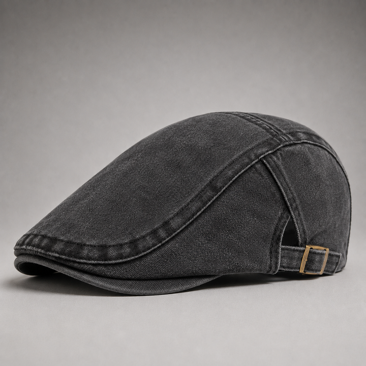 Briar Denim Driving Cap