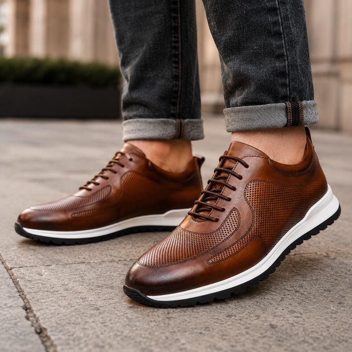 Brunello Leather Sneakers