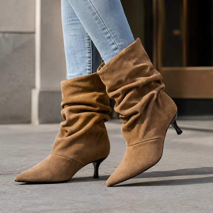 Marlowe Suede Slouch Boots