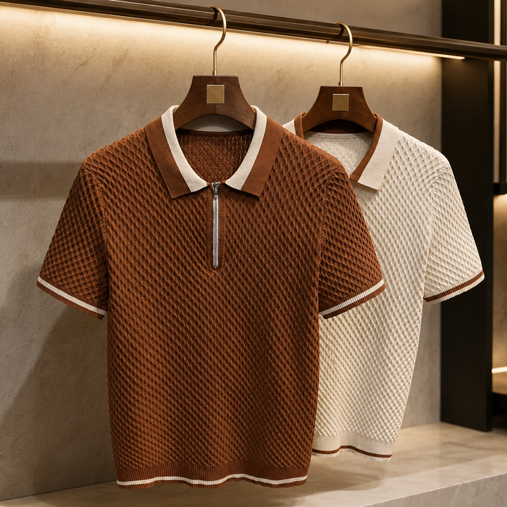 Santino Zip Polo