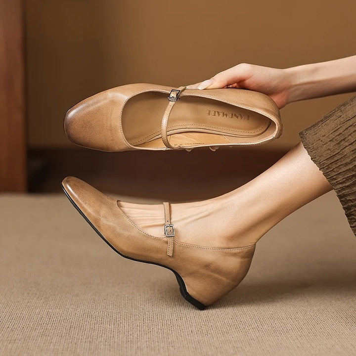Maria Genuine Leather Heels