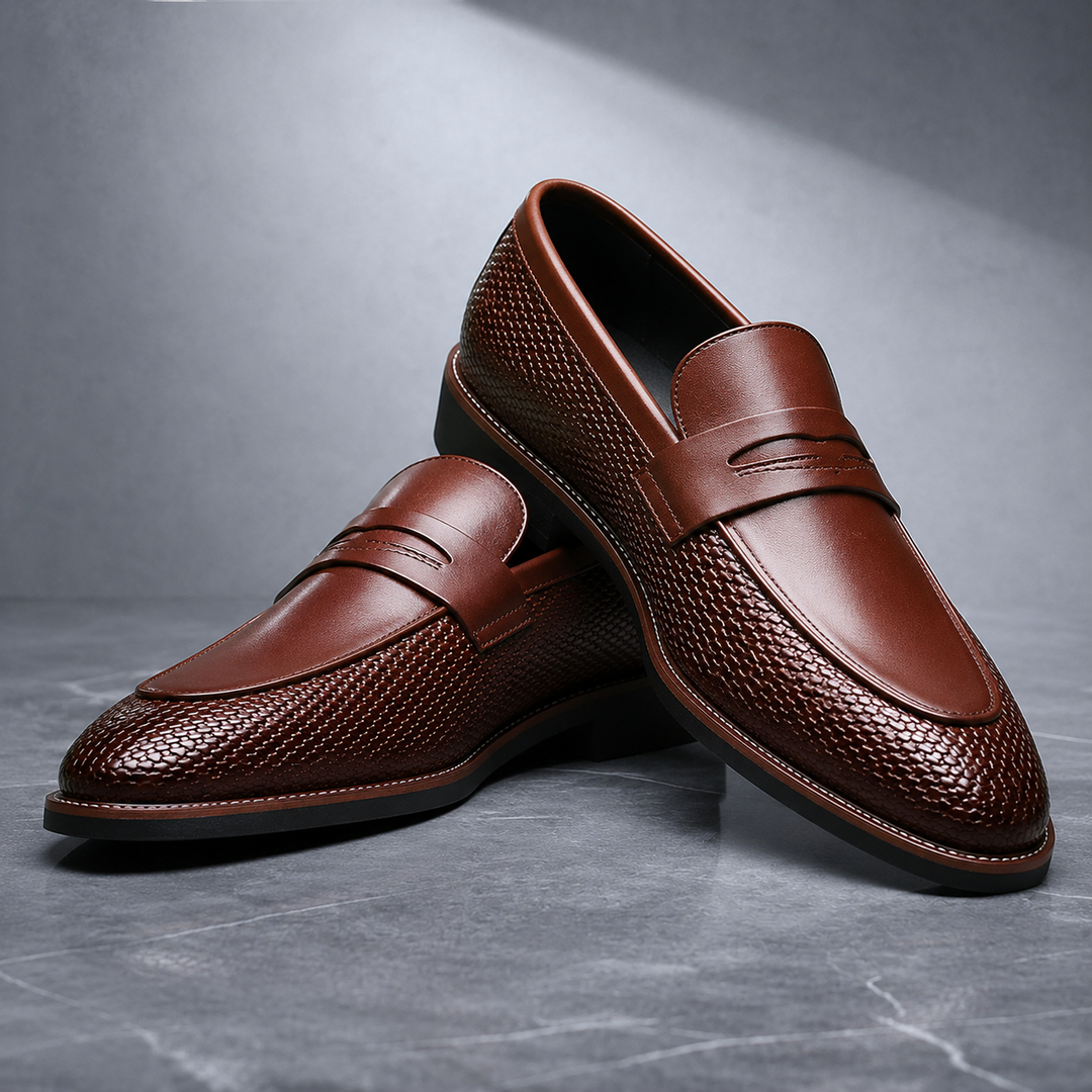 Marcelli Leather Loafers