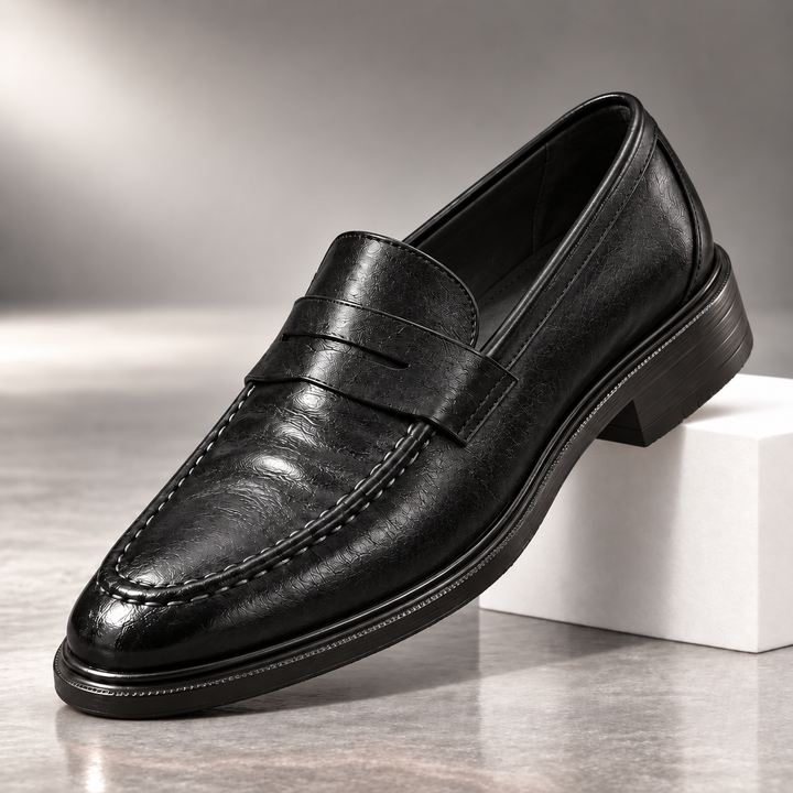 Giovanni Leather Loafers
