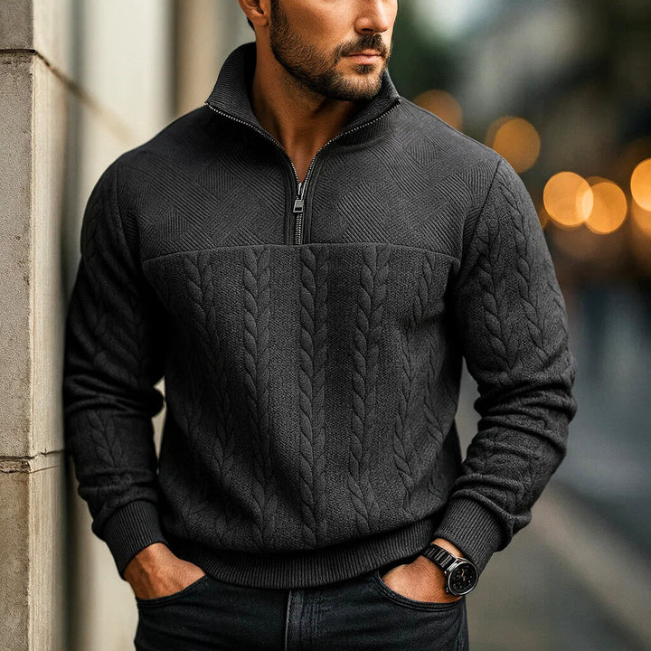 Hudson Jacquard Sweater