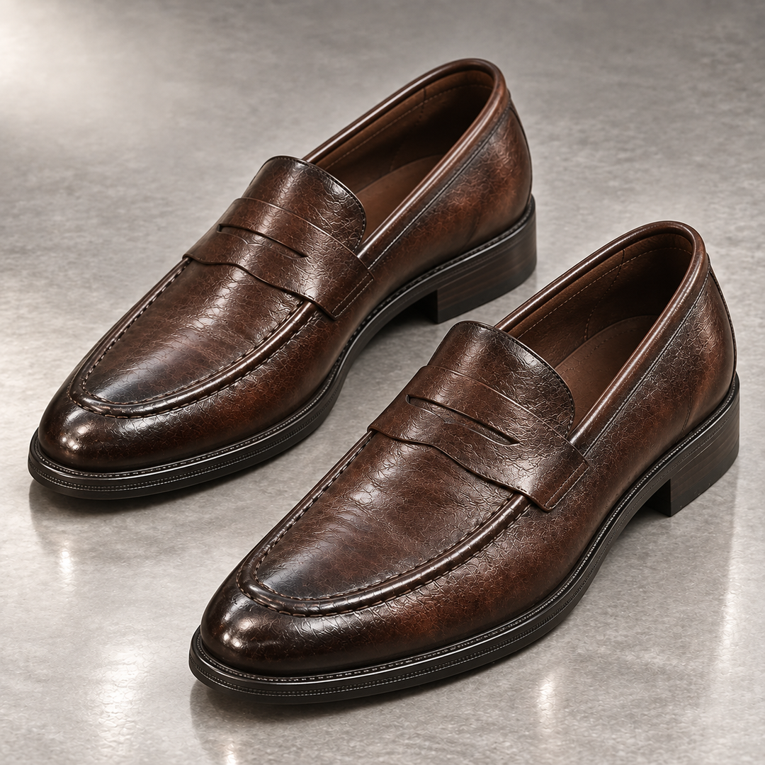 Giovanni Leather Loafers