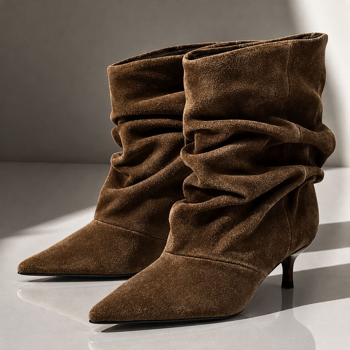 Marlowe Suede Slouch Boots