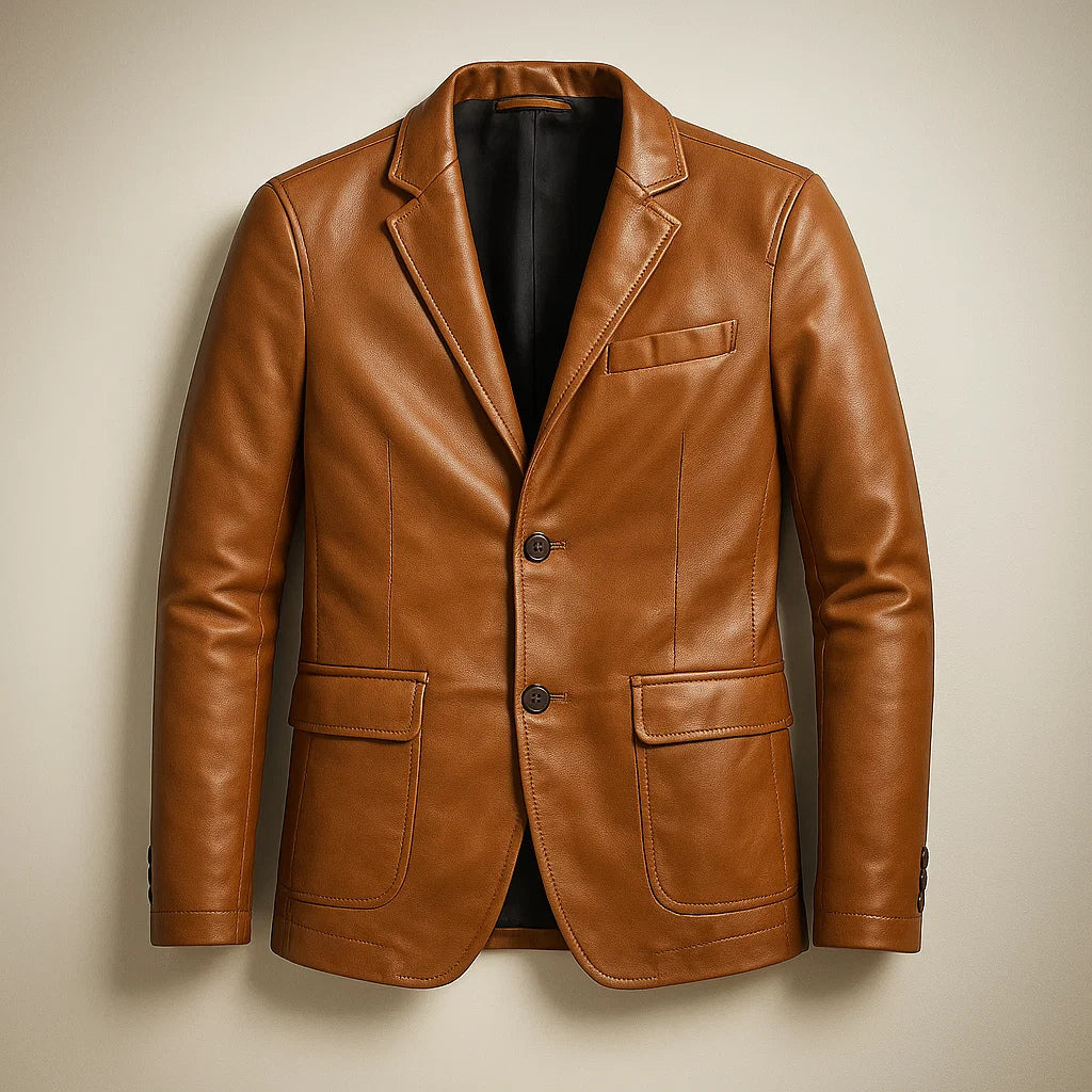 Hayes Signature Leather Blazer