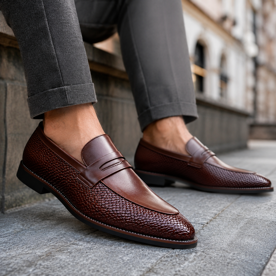 Marcelli Leather Loafers
