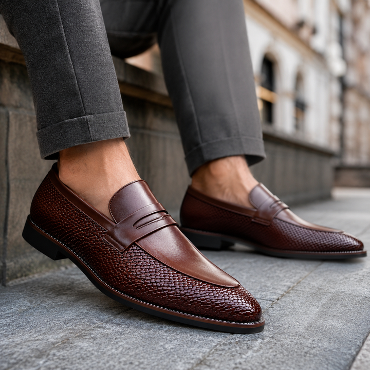 Marcelli Leather Loafers