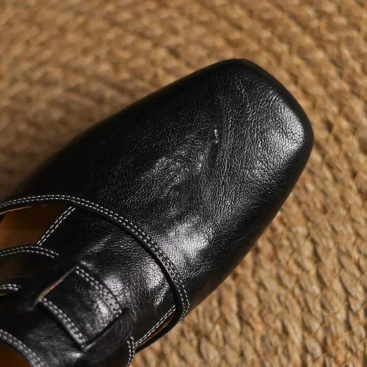 Amara Genuine Leather Mules