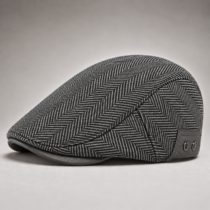 Thornton Herringbone Driving Cap