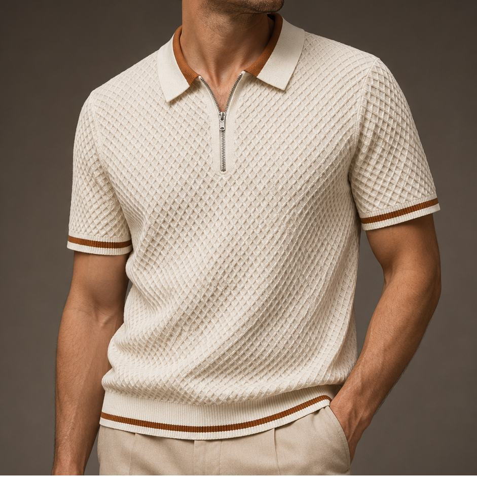 Santino Zip Polo
