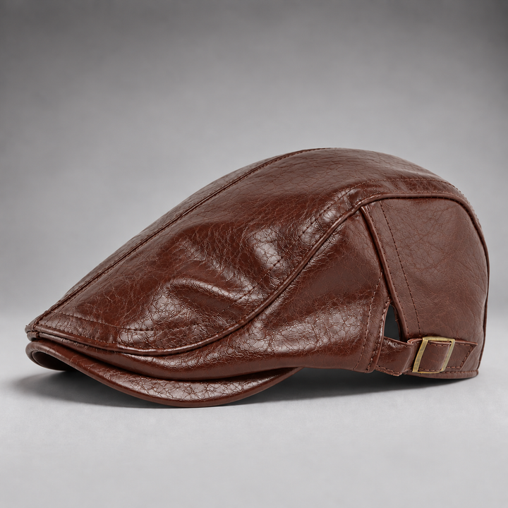 Raybourne Leather Driving Cap