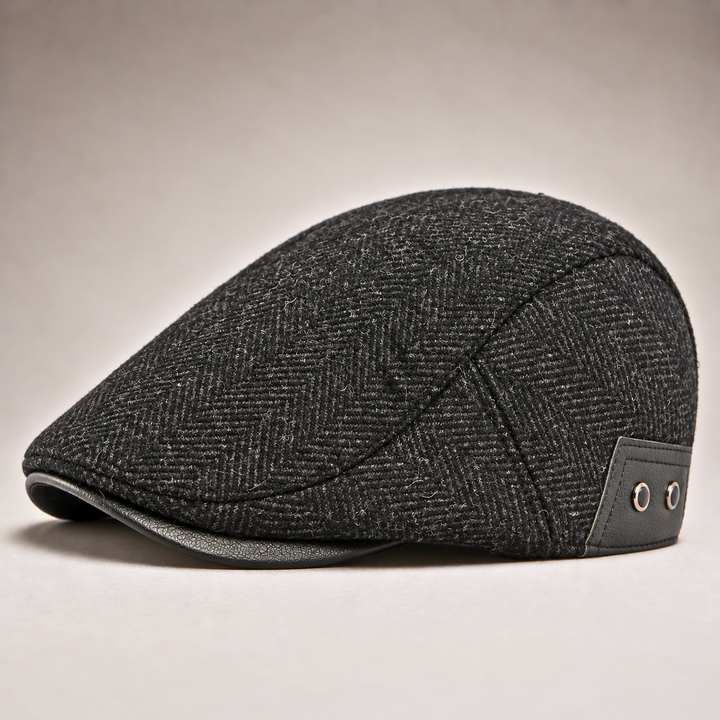 Thornton Herringbone Driving Cap