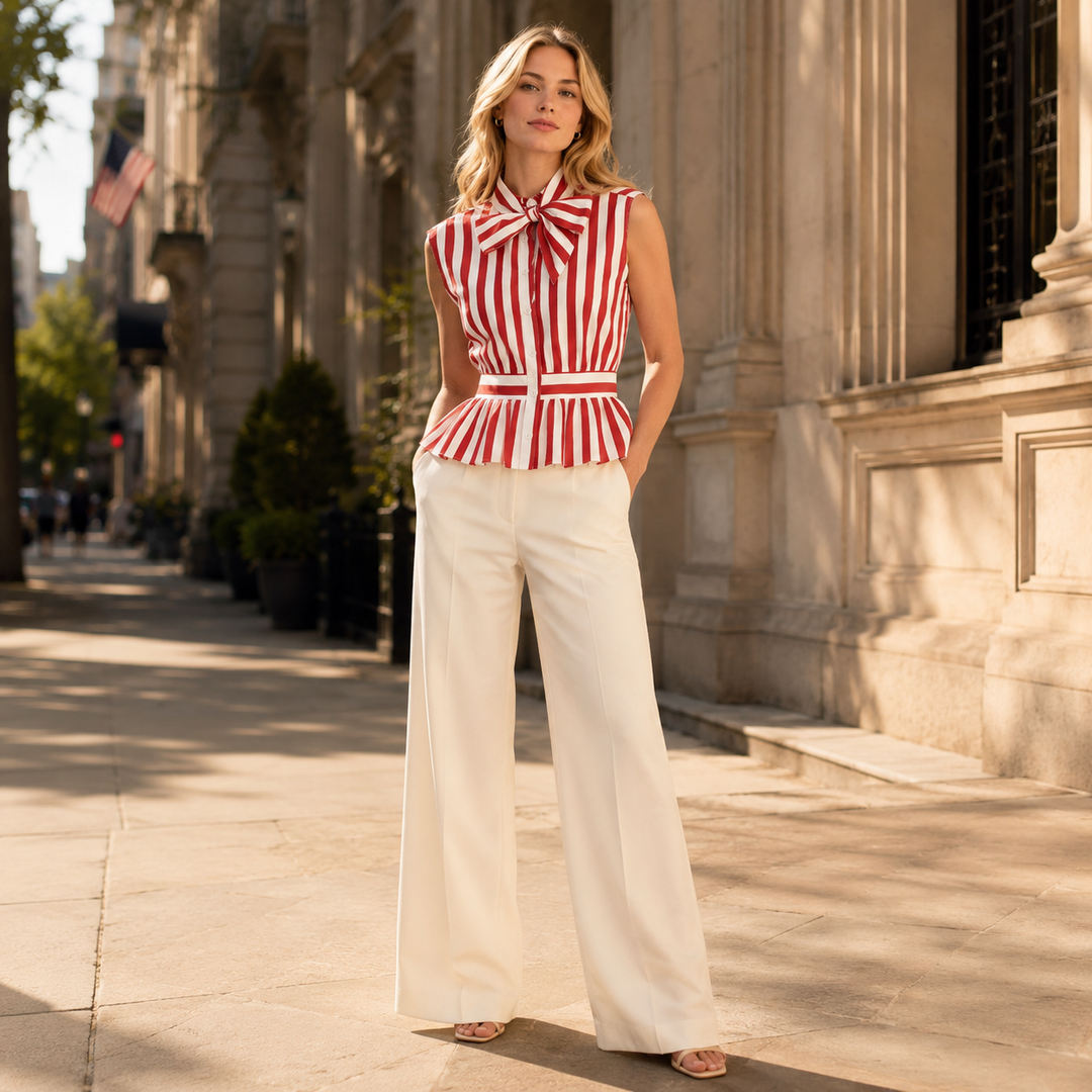 Ava Striped Top