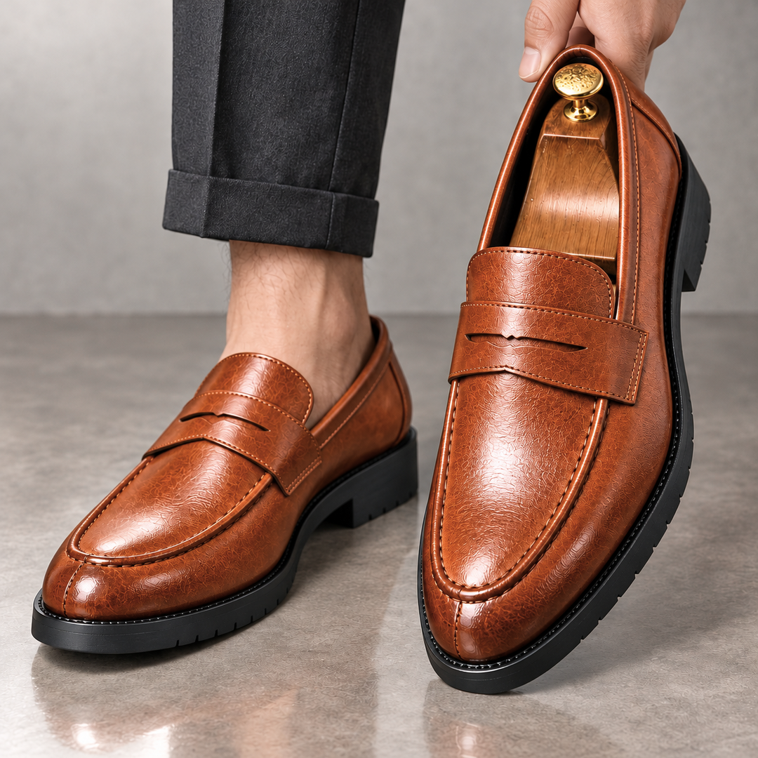Salvino Leather Loafers