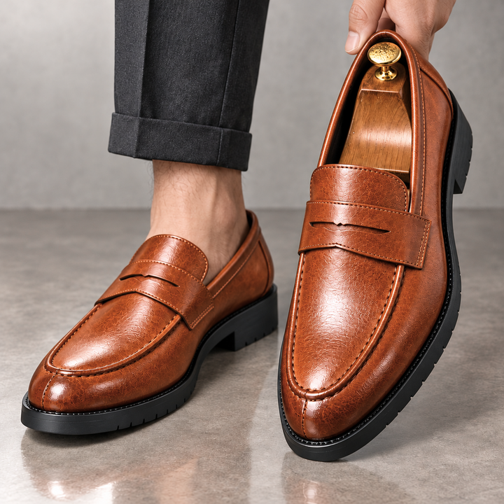 Salvino Leather Loafers