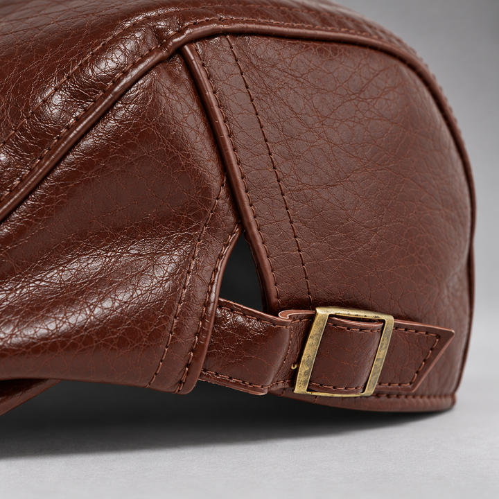 Raybourne Leather Driving Cap