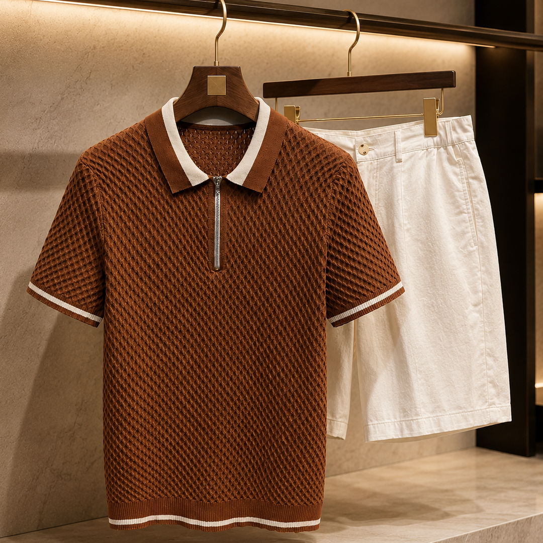 Santino Zip Polo