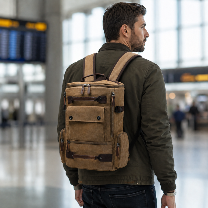 Carter Canvas Backpack