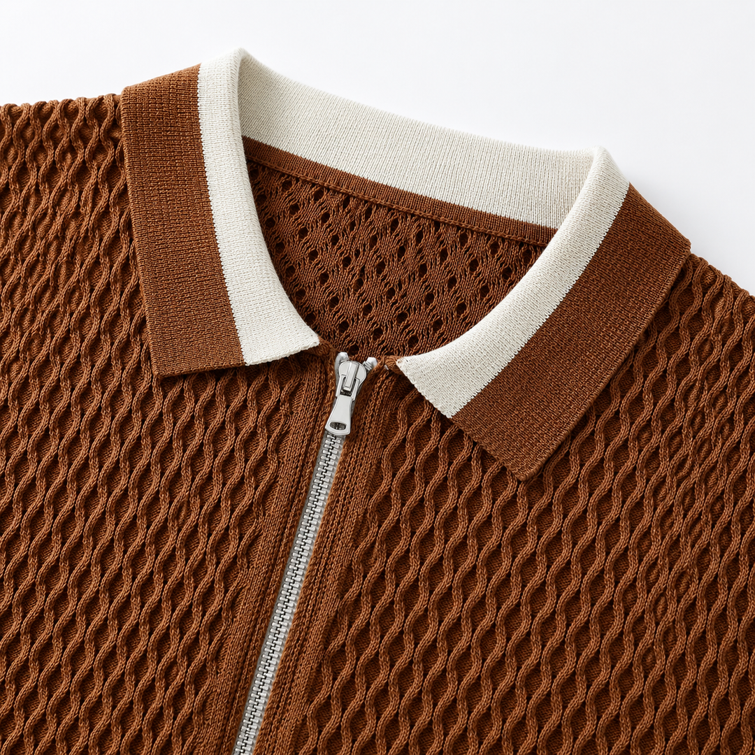 Santino Zip Polo