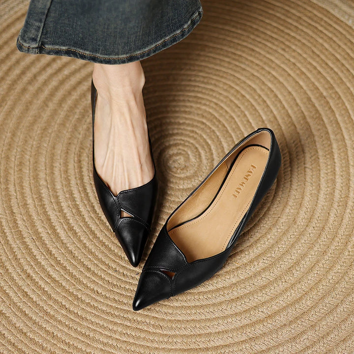 Maya Genuine Leather Heels