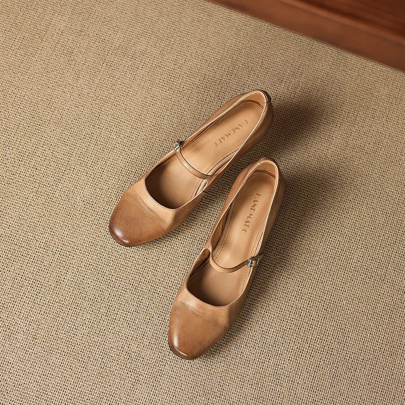 Maria Genuine Leather Heels