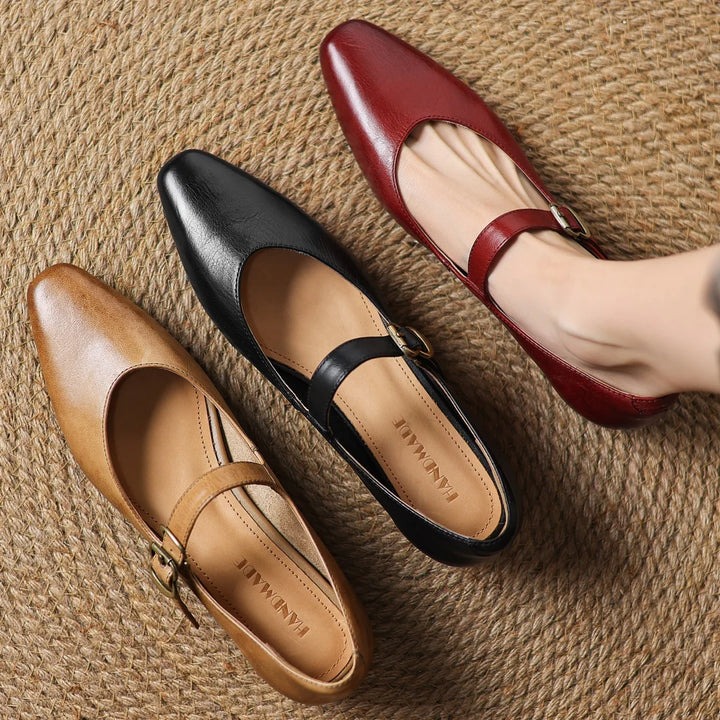 Nessa Genuine Leather Heels