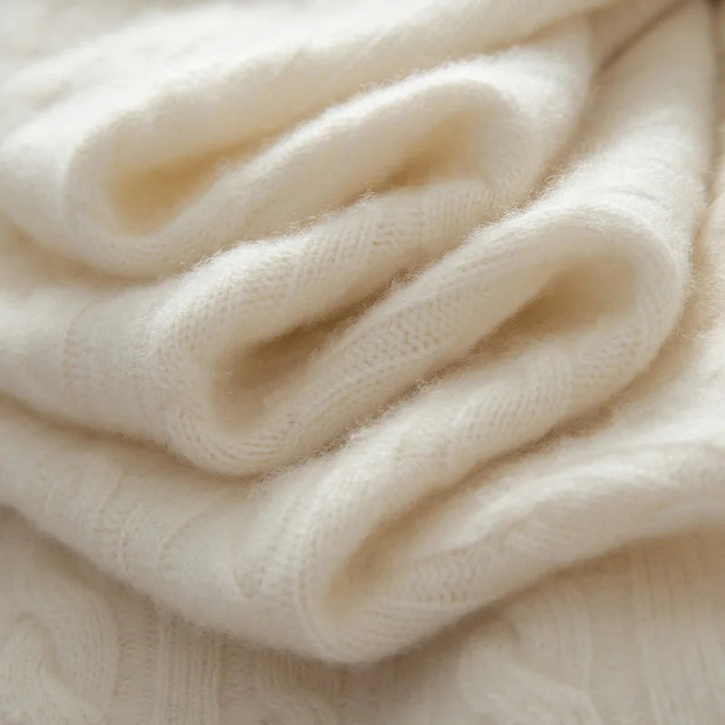 Graham Cashmere Zip Sweater