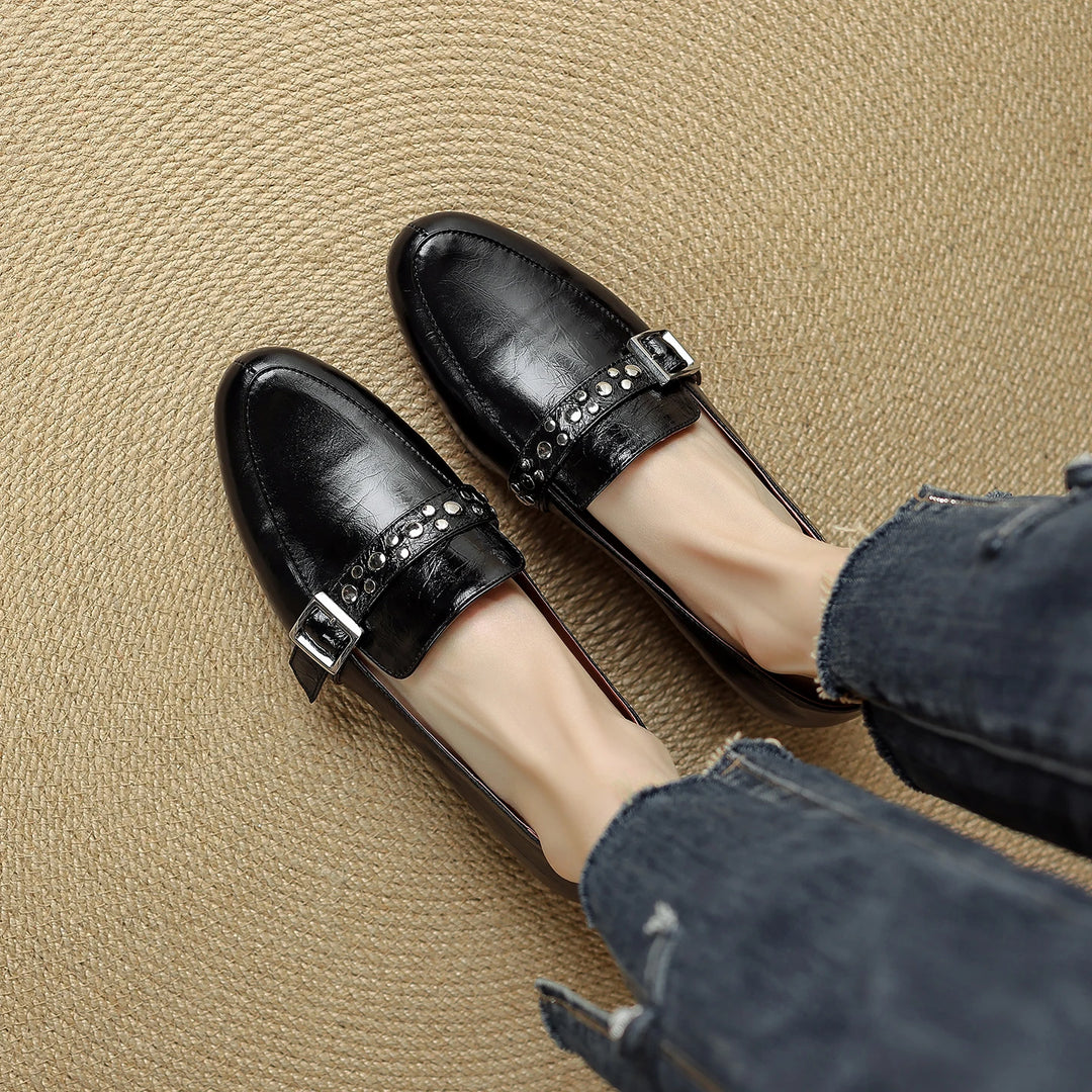 Clara Genuine Leather Loafers