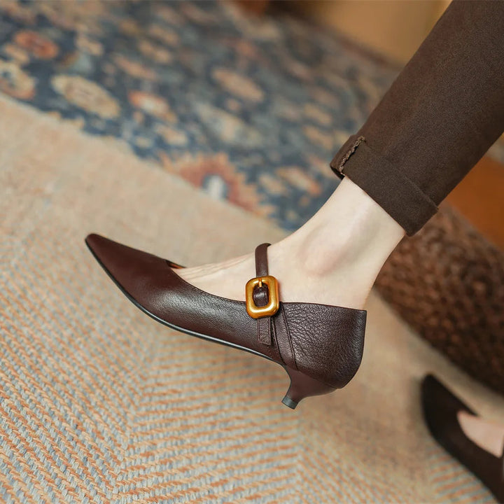 Juliette Genuine Leather Heels