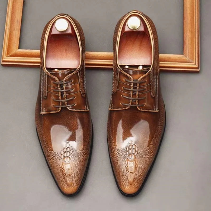 Zanetti Genuine Leather Oxford
