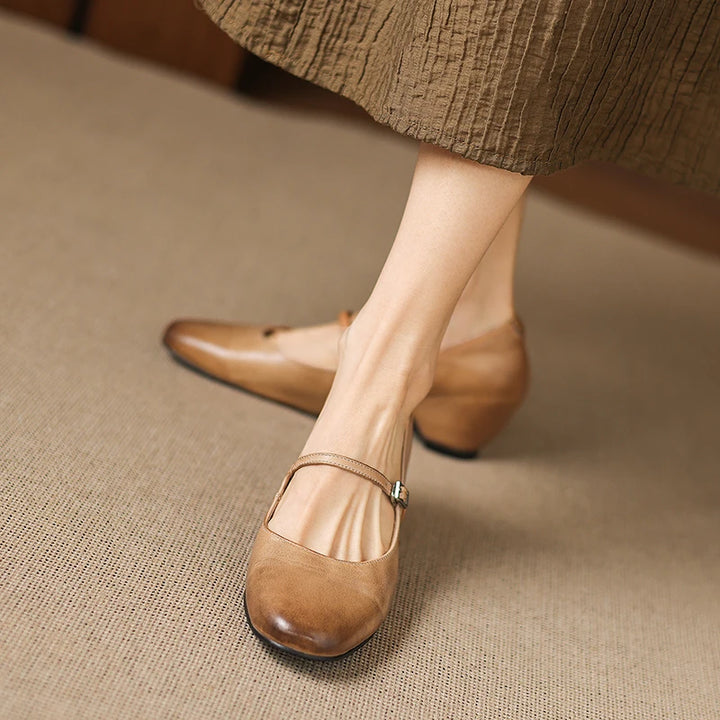 Maria Genuine Leather Heels