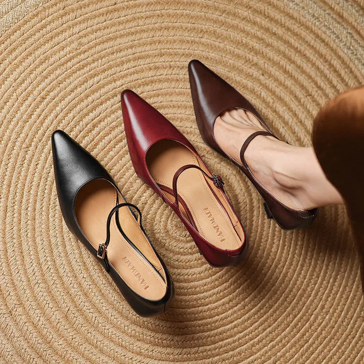 Dana Genuine Leather Heels