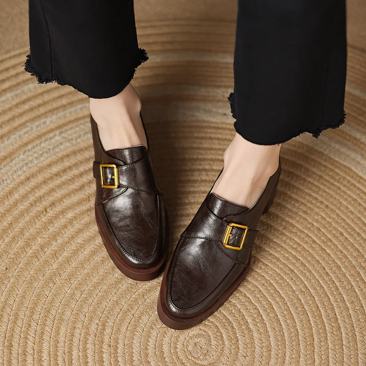 Caroline Genuine Leather Heels