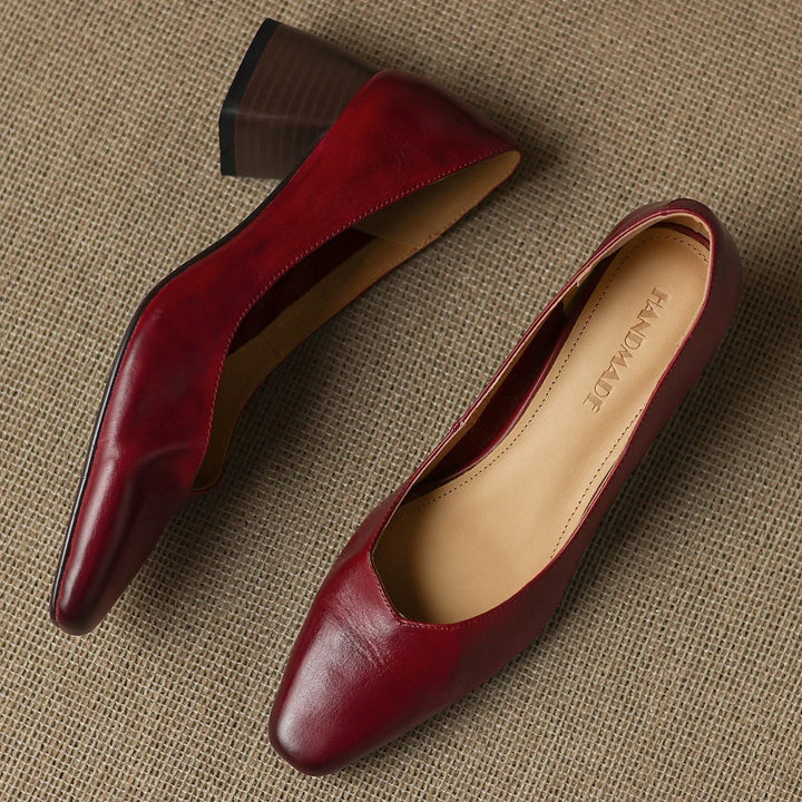 Renee Genuine Leather Heels