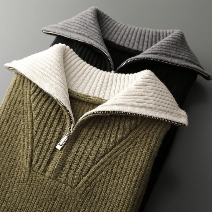 Thornton Merino Zip Sweater