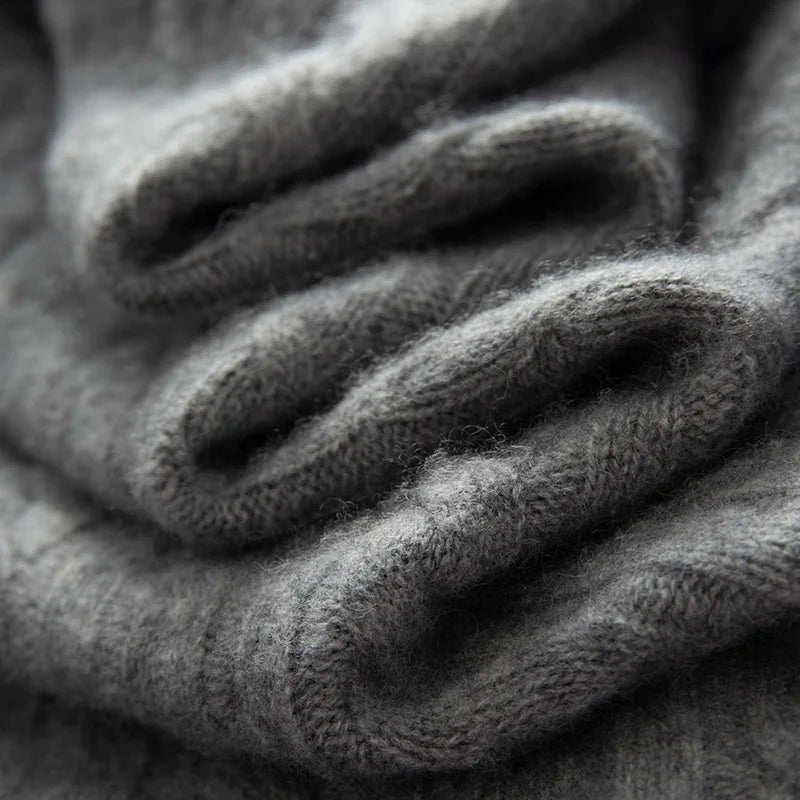 Graham Cashmere Zip Sweater