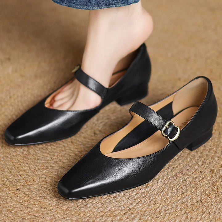 Nessa Genuine Leather Heels