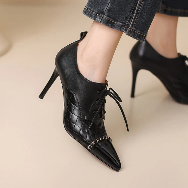 Monroe Genuine Leather Heels