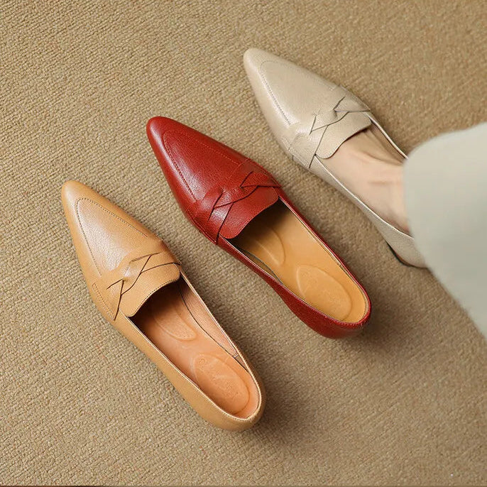 Celeste Genuine Leather Loafers