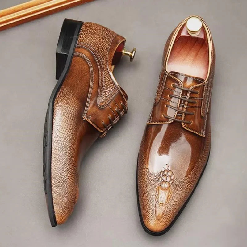 Zanetti Genuine Leather Oxford