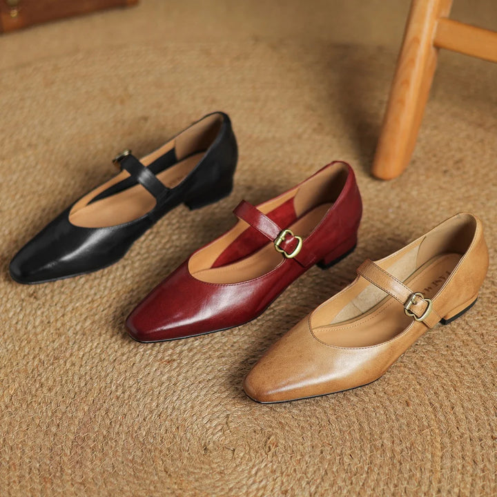 Nessa Genuine Leather Heels