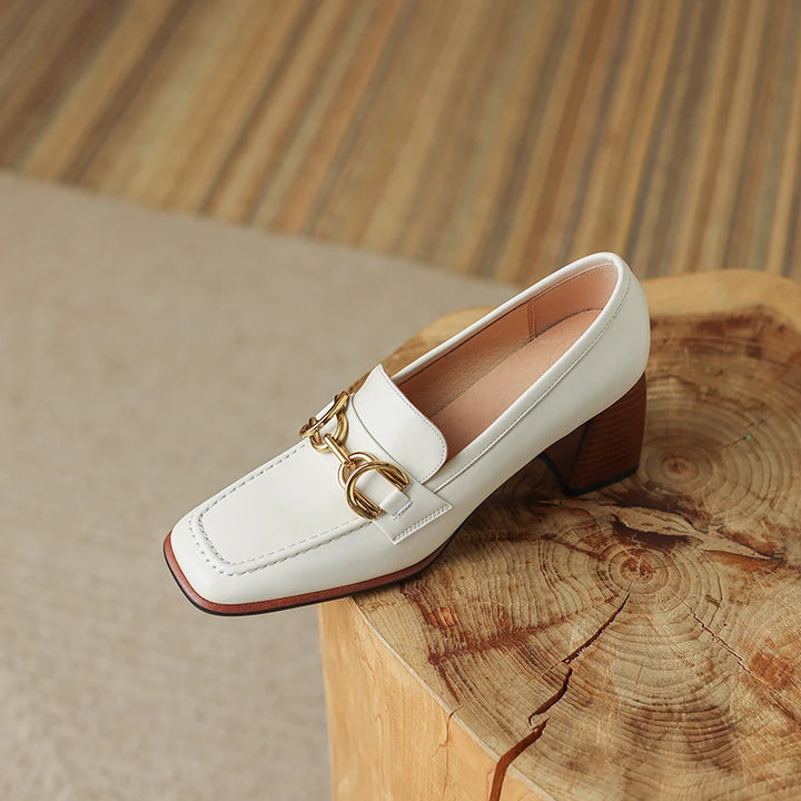 Vivienne Genuine Leather Heels